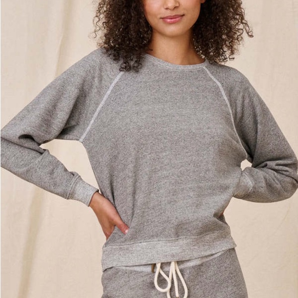 The Great Shrunken Sweatshirt in Varsity Grey